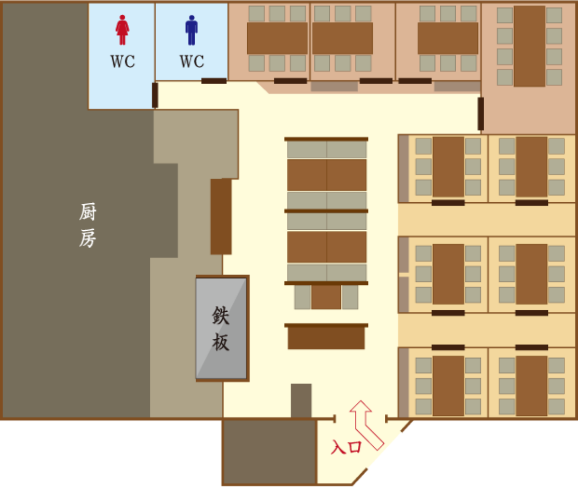 店内図
